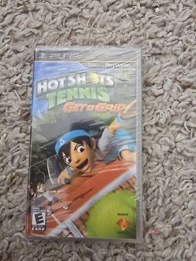 Sony Hot Shots Tennis Get a Grip (Blue, Green, Orange) - PSP